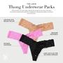 Imagem de Tanga Victoria's Secret Lace - Pacote com 4 (Tamanho M)