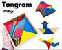 Imagem de Tangram 10 Jogos 70 Peças Educativo Pedagógico Jogo Clássico Antigo Milenar - Toy Trade