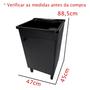 Imagem de Tanque de lavanderia 26L com Gabinete Premium Black 46cm