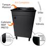 Imagem de Tanque de lavanderia 26L com Gabinete Premium Black 46cm