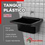 Imagem de Tanque De Plastico P/ lavar roupa 22 Litros Preto - Astra