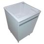 Imagem de Tanque fibra 40L Com Gabinete MDF 55cm Para Torneira de Mesa