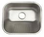 Imagem de Tanque Inox 40x34 Esfregador Square Acabamento Fosco Escovado