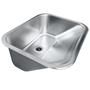 Imagem de Tanque Inox Lavanderia 55X45 Com Válvula Aço Inox Brinovar