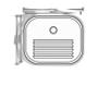 Imagem de Tanque Inox Lavanderia 55X45 Com Válvula Aço Inox Brinovar