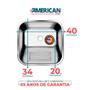 Imagem de Tanque Lavanderia 40X34 +Válv Aço Inox 304 American Steel