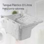 Imagem de Tanque Plástico Marmorizado 22 L 47 X 42,8 X 26,7 Branco