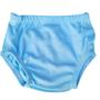 Imagem de Tapa fralda bebe menino Shorts Roupa cueca liso com botão colorido algodão Kit 3 peças confortável , infantil criança Tamanho M 