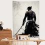 Imagem de Tapeçaria Wokex Japanese Samurai Ronin Swordsman Ink 100x150c