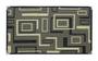 Imagem de Tapete  0,50 x 0,80 capacho bem vindo sisal entrada de porta sem pelo 100% antiderrapante sala quarto- s-552-preto