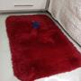 Imagem de Tapete antiderapante 1,x0,60 Super Peludo felpudo  Passadeira Quarto Corredor prmoçao