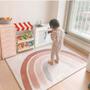 Imagem de Tapete Arco-Íris Infantil 145x105cm - Para Quarto de Crianças