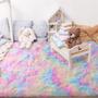 Imagem de Tapete Area Chicrug Cute Rainbow para quarto de meninas 150x240cm