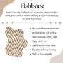 Imagem de Tapete Arranhador Sisal para Gato - Estilo Boho Fishbone Mini (Pacote com 2)