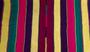 Imagem de Tapete Artesanal  Lã de Ovelha Listrado Vinho, Amarelo, Azul, Pink e Verde 1.48X1.52M