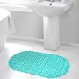 Imagem de Tapete Banheiro Chuveiro Banho Box Anti-Derrapante Ventosas