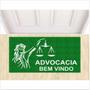 Imagem de Tapete Capacho Advocacia Bem Vindo 80X40 cm Decorativo.