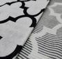 Imagem de Tapete capacho geométrico para decoração madri branco