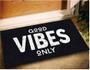 Imagem de Tapete Capacho Good Vibes 60x40 - Preto