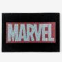 Imagem de Tapete Capacho Marvel Logo Preto e Vermelho 60x40cm Oficial