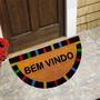 Imagem de Tapete Capacho Meia Lua Fibra de Coco