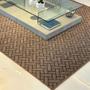 Imagem de Tapete Carpete Sala 200x200 Quadrado Marrom Casacom Arte