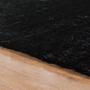 Imagem de Tapete Clássico Liso Silk Shaggy Niazitex 2,40m x 3,40m Preto