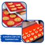 Imagem de Tapete Culinário de Silicone Antiaderente 40x30cm Para Amassar, Assar e Grelhar Vai No Forno