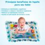 Imagem de Tapete De Água Infantil Bebê Inflável Almofada Interativa Divertida +2m