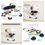 Imagem de Tapete de Atividades Bebe Preto e Branco Almofada Tummy Time