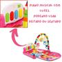 Imagem de Tapete de atividades rosa bebê maternidade pianinho circo
