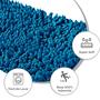 Imagem de Tapete De Banheiro Bolinha Microfibra Antiderrapante