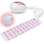 Imagem de Tapete de banho Bubble SereneLife Portable Spa com LED rosa claro