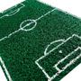 Imagem de Tapete de Campo de Futebol Gramado de Capacho Tamanho 58x38 para Decoração Quarto de Menino Jogador