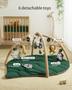 Imagem de Tapete de Ginástica Infantil Baby Play Blissful Diary - Folhas Verdes