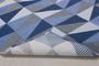 Imagem de Tapete de Jacquard Geométrico 2,00 x 2,50 Ladrilhado Azul Royal