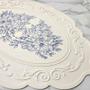 Imagem de Tapete De Jantar De Silicone Floral Padrão Retrô À Prova D'água Para Talheres De Cozinha