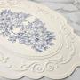 Imagem de Tapete De Jantar De Silicone Floral Padrão Retrô À Prova D'água Para Talheres De Cozinha