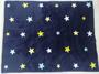 Imagem de Tapete de Pelúcia Estrelas Brancas - 1,60 x 1,20 m -Azul Marinho