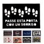 Imagem de Tapete de porta estampado bem vindo 40cm x 60cm
