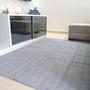 Imagem de tapete de sala e quarto em algodão 2.00x1.40 alta qualidade - cinza