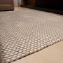 Imagem de tapete de sala e quarto em algodão 2.50x1.40 alta qualidade - cinza