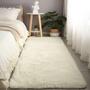 Imagem de Tapete De Sala Quarto Felpudo Peludo 0,55 X 1,00 Costa Oro branco