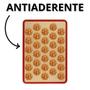 Imagem de Tapete De Silicone Para Forno Antiaderente 40x30cm Culinário Cozinha Confeitaria Bolo Biscoito