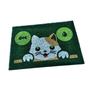 Imagem de Tapete de Vinil PET (Gato c/ fundo verde - 50x35cm) (Oferta)