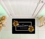 Imagem de Tapete Decorativo para Porta Welcome Dourado - 40x60cm