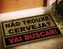 Imagem de Tapete Divertido Não Trouxe Cerveja Ouro 60x40