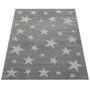 Imagem de Tapete do quarto das crianças Starry Sky Design Star Trend para Pastel Playroom em cinza branco, tamanho: 3'11 "x 5'7"