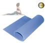 Imagem de Tapete Em Eva Mat Para Yoga Pilates 180 X 60 Cm X 5Mm Azul