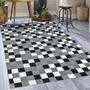 Imagem de Tapete em Tecido Jacquard com Látex 1,35 m x 2,00 m - Pixel Preto
